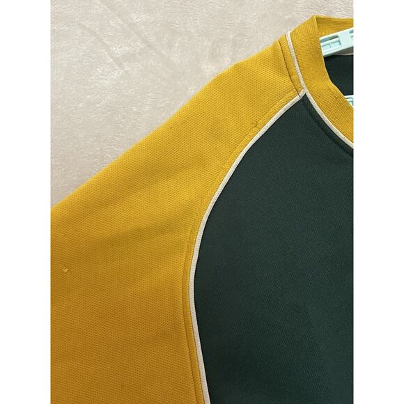 True Fan Sz XL Oakland Athletics A’s Jersey Shirt Green Yellow - Picture 8 of 9